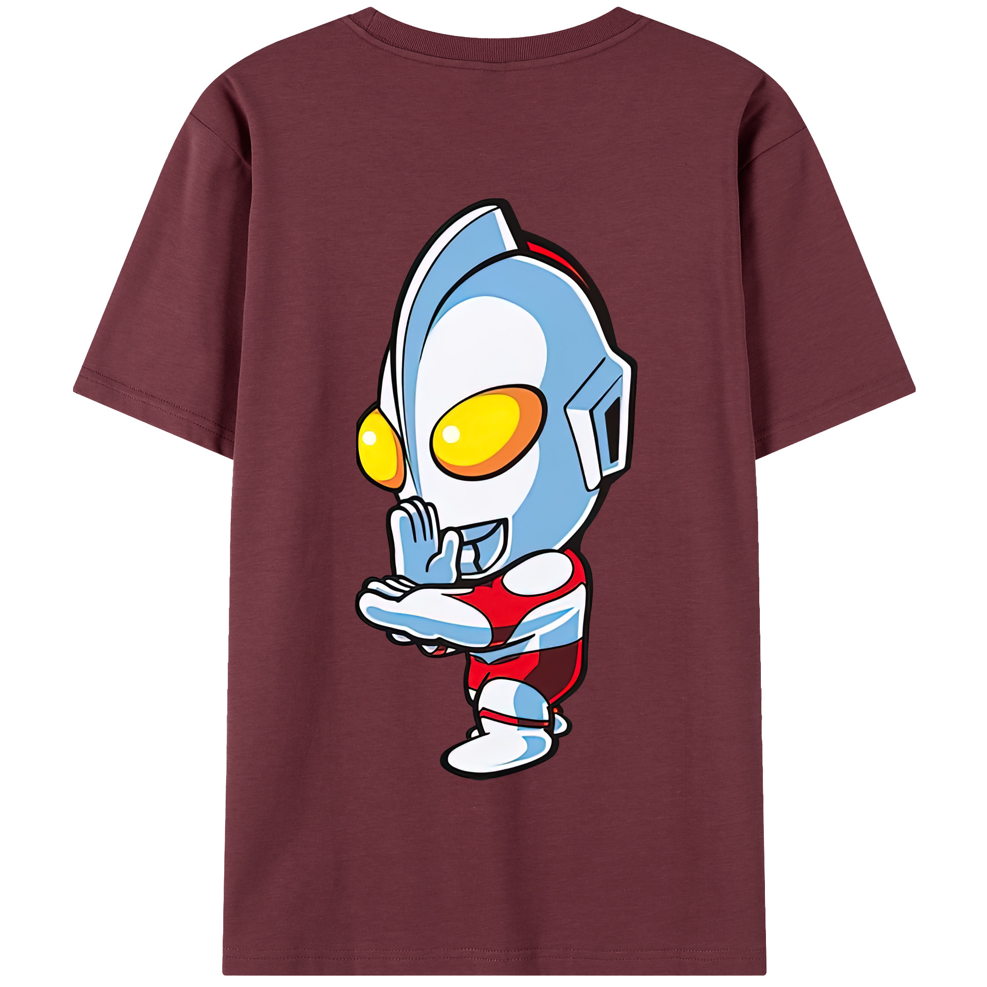 （画像用） ウルトラマン Ultraman 綿100％半袖Tシャツ（背面プリント）